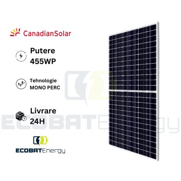 Panou fotovoltaic CanadianSolar 455Wp MONO PERC