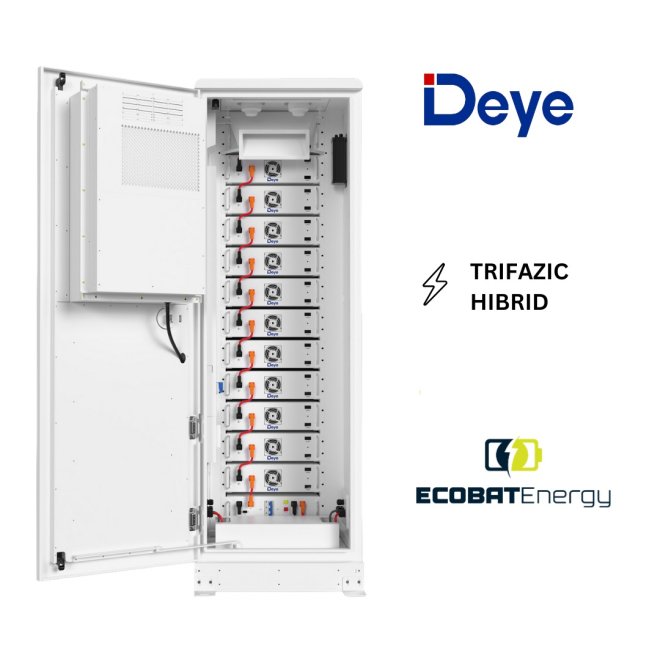 Sistem Stocare Deye GE-F60 HV 61.44 Kwh IP65