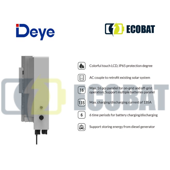 Invertor Deye Hibrid SUN-6K-SG03LP1-EU