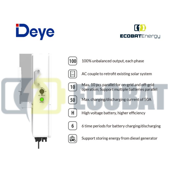 Invertor Deye Hibrid SUN-20K-SG01HP3-EU HV