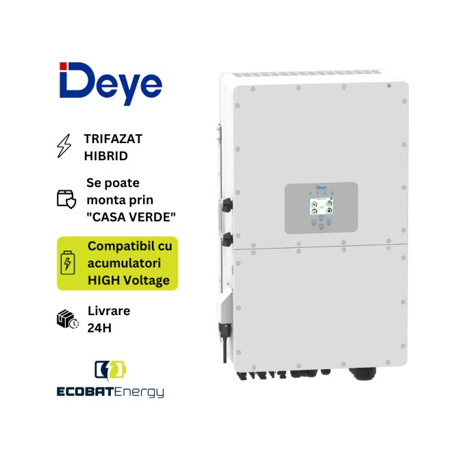 Invertor Deye Hibrid SUN-50K-SG01HP3-EU HV
