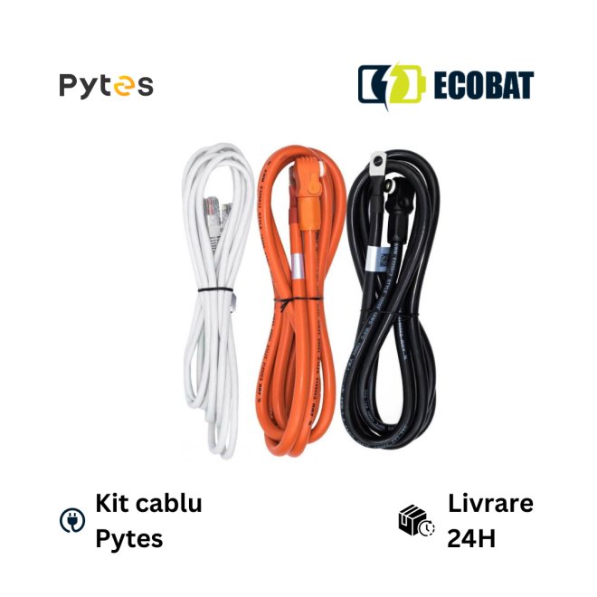 Kit Cablu Inverter-Acumulator  Pytes V5 50mm grosime-150A- Amphonel 8.00mm
