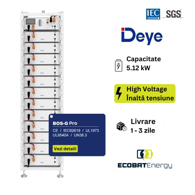 Acumulator Deye  BOS-G Pro 5.12 Kwh HV 