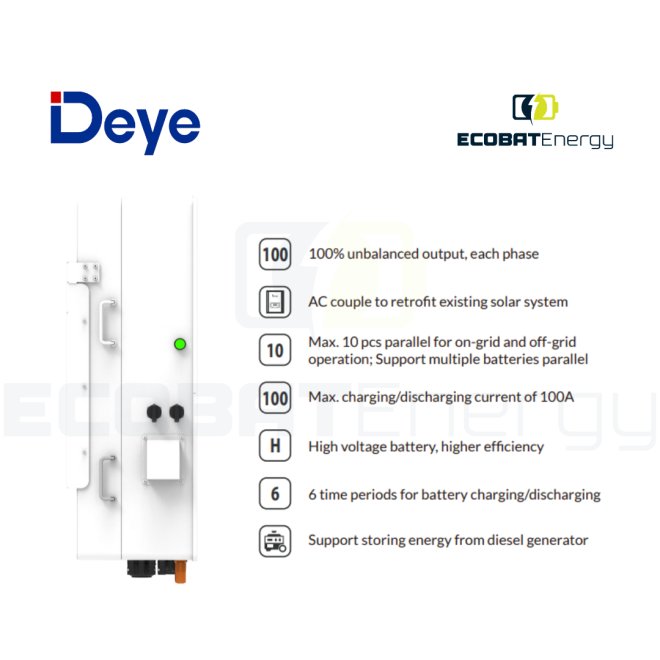 Invertor Deye Hibrid SUN-30K-SG01HP3-EU HV