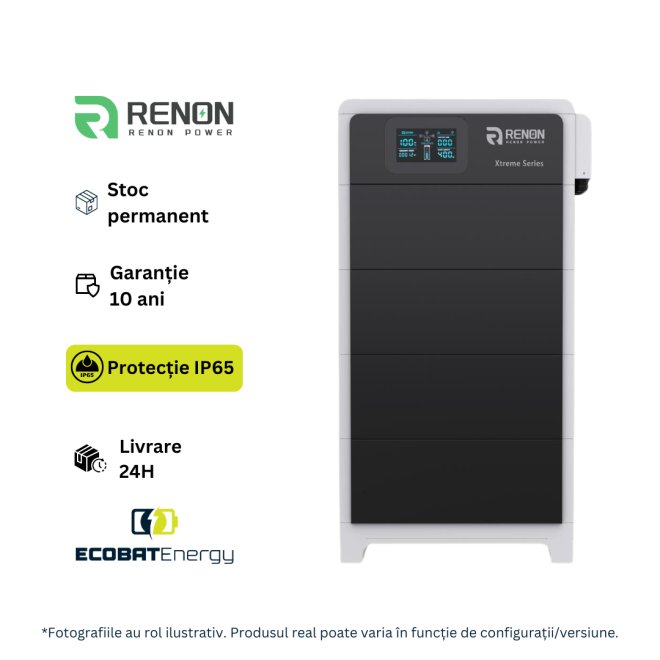 Acumulator Renon Extreme Series 51.2V - BMS+Module 15,36kwh