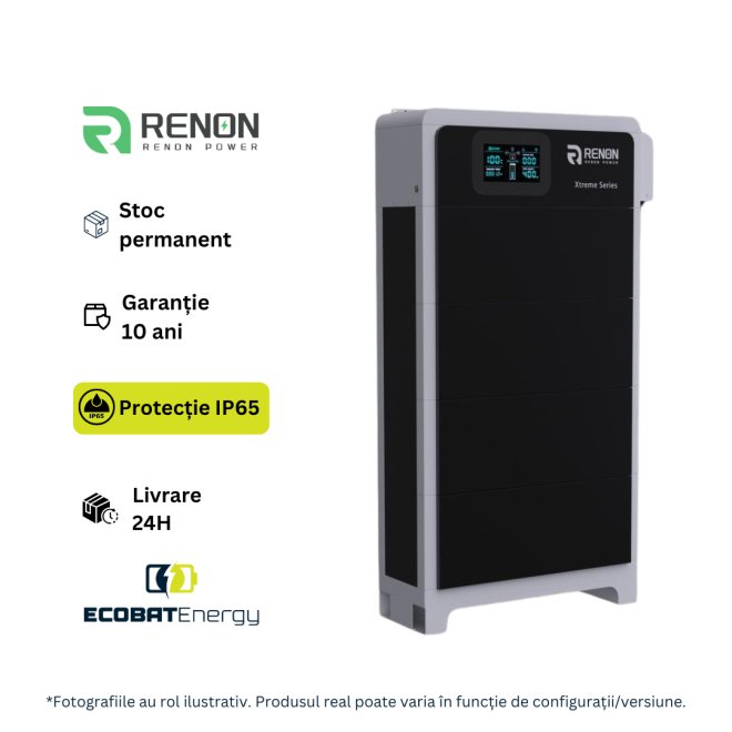 Acumulator Renon Extreme Series 51.2V - BMS+Module 15,36kwh