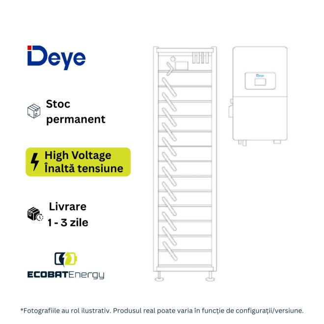 Rack Metallic Deye 3U-HRack - 14 layer BOS-A
