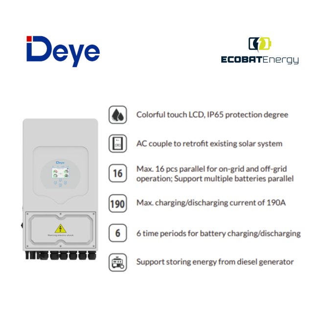 Invertor Deye Hibrid SUN-8K-SG05LP1-EU