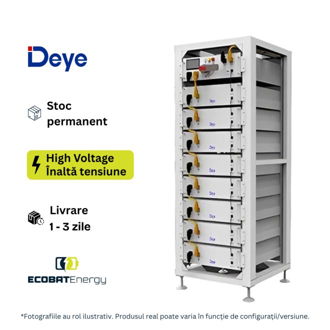 Rack Metallic Deye 3U-LRack - 9 layer Battery Pack BOS-G Pro
