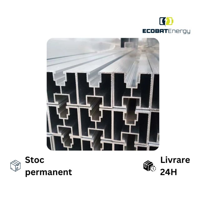 Profil aluminiu Tip H 40 x 40 mm x 2,4 ml
