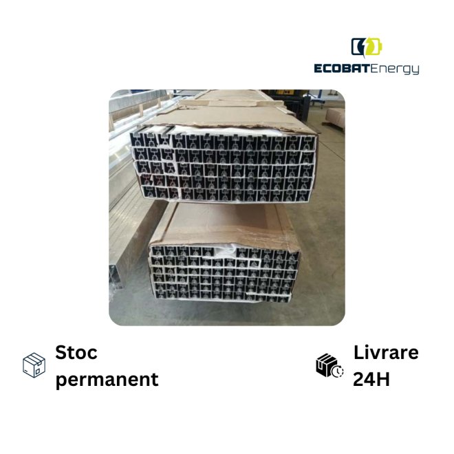 Profil aluminiu Tip H 40 x 40 mm x 2,4 ml
