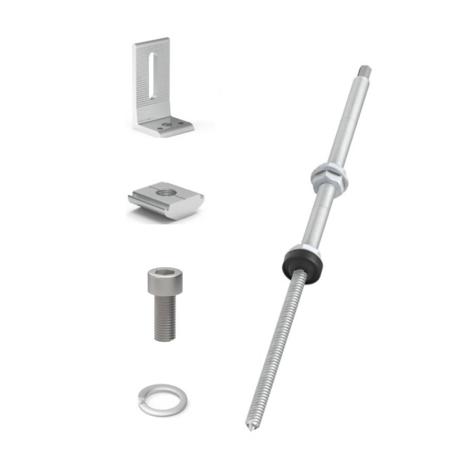 Surub ancora Profil Tip C pentru acoperis tabla M10MX250mm