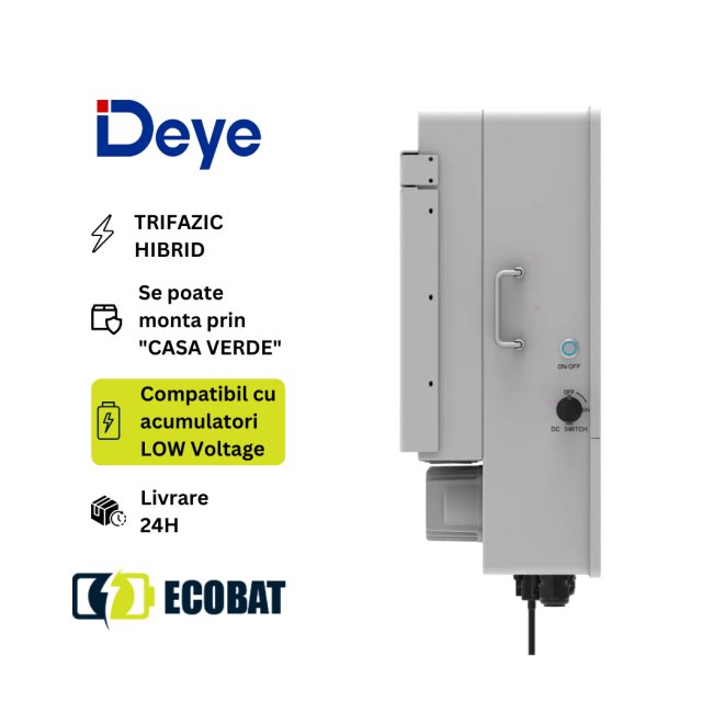 Invertor Deye Hibrid SUN-10K-SG04LP3-EU LV