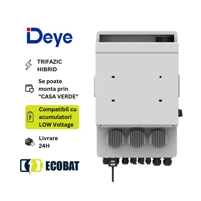 Invertor Deye Hibrid SUN-10K-SG04LP3-EU LV