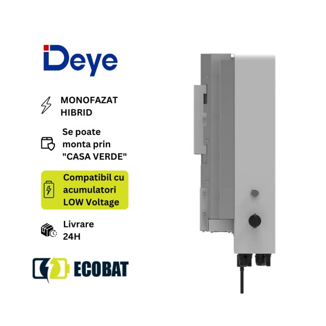 Invertor Deye Hibrid SUN-8K-SG01LP1-EU