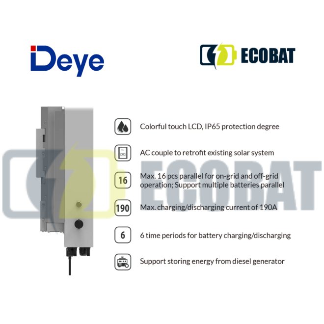 Invertor Deye Hibrid SUN-8K-SG01LP1-EU