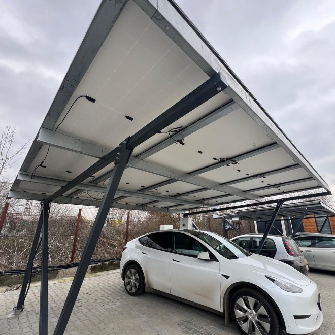 Carport Fotovoltaic  2 locuri 