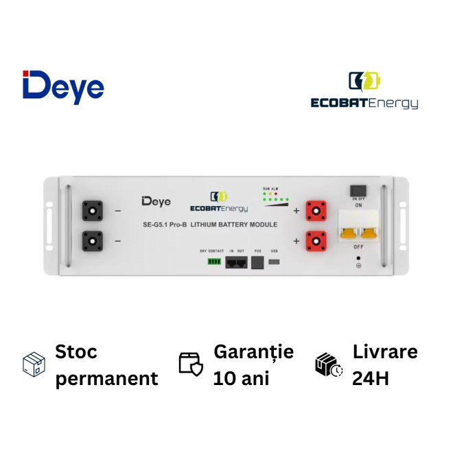 Acumulator Deye SE-G5.1 Pro-B  5.12Kwh LV