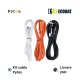 Kit Cablu Inverter-Acumulator  Pytes V5 50mm grosime-150A- Amphonel 8.00mm