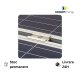 Clema dubla îmbinare panou fotovoltaic Profil Tip H